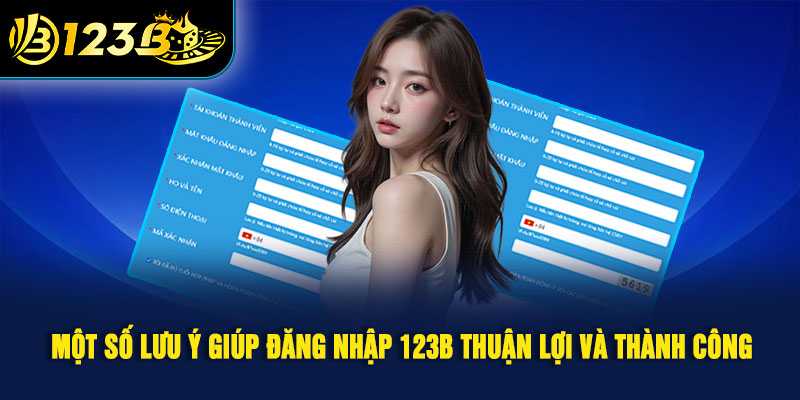 Một số lưu ý giúp đăng nhập 123B thuận lợi và thành công 